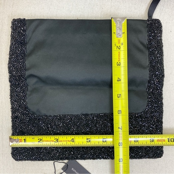 Banana Republic Black Hand Beaded Clutch - Picture 9 of 9
